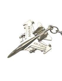 Fighter Jet Metal Key Ring